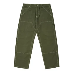 Online 10 OZ DOUBLE KNEE PANT THE DEEP GREEN Bottoms