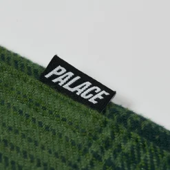 Outlet BRUSHED FLANNEL DROP SHOULDER SHIRT GREEN Shirting
