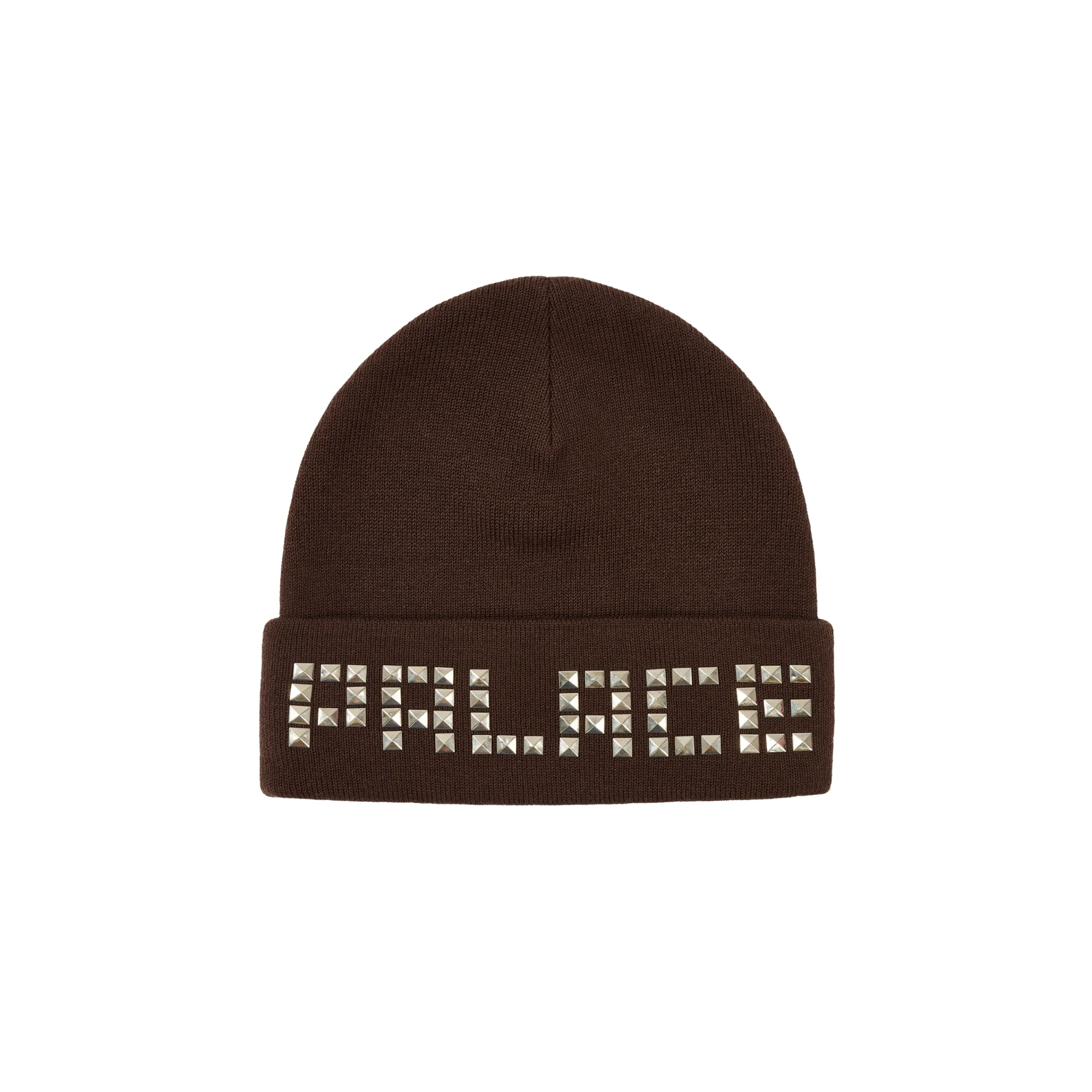 Outlet EMOTIONAL STUDDED BEANIE BROWN Hats