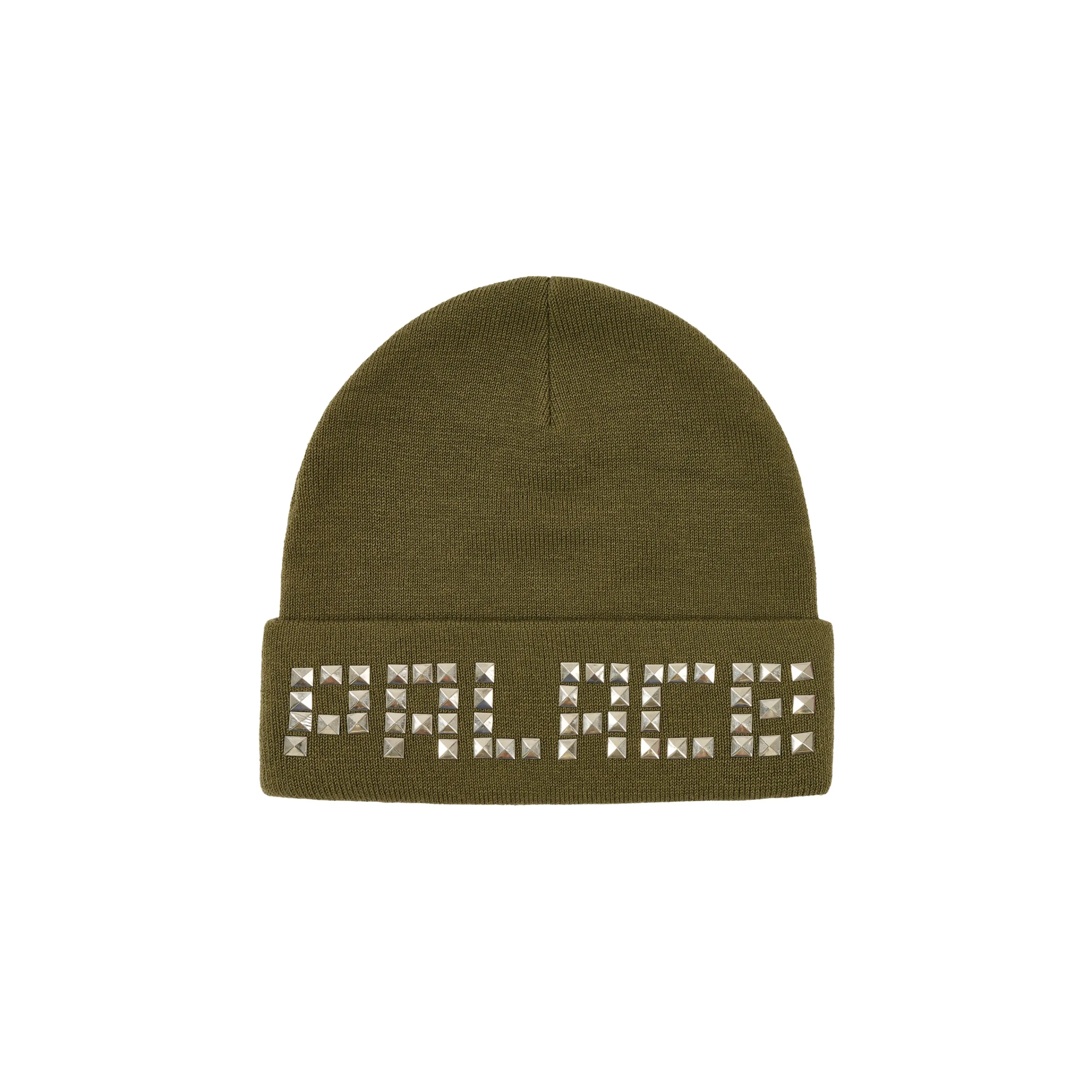 Best EMOTIONAL STUDDED BEANIE THE DEEP GREEN Hats