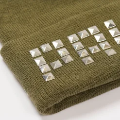 Best EMOTIONAL STUDDED BEANIE THE DEEP GREEN Hats