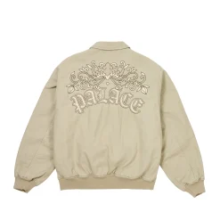 Best FLORAL CANVAS BOMBER JACKET STONEY GREY Jackets
