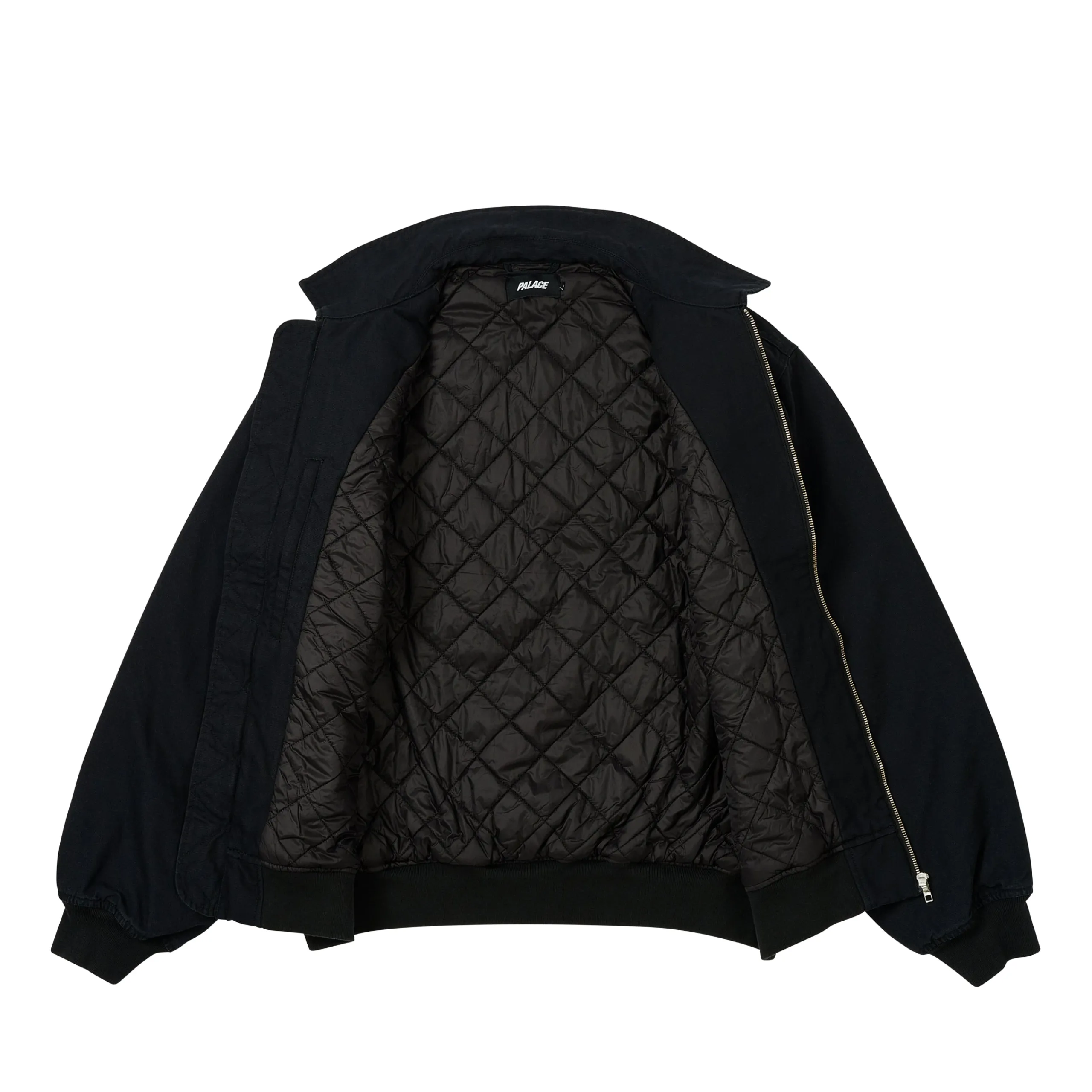 Discount FLORAL CANVAS BOMBER JACKET BLACK Jackets
