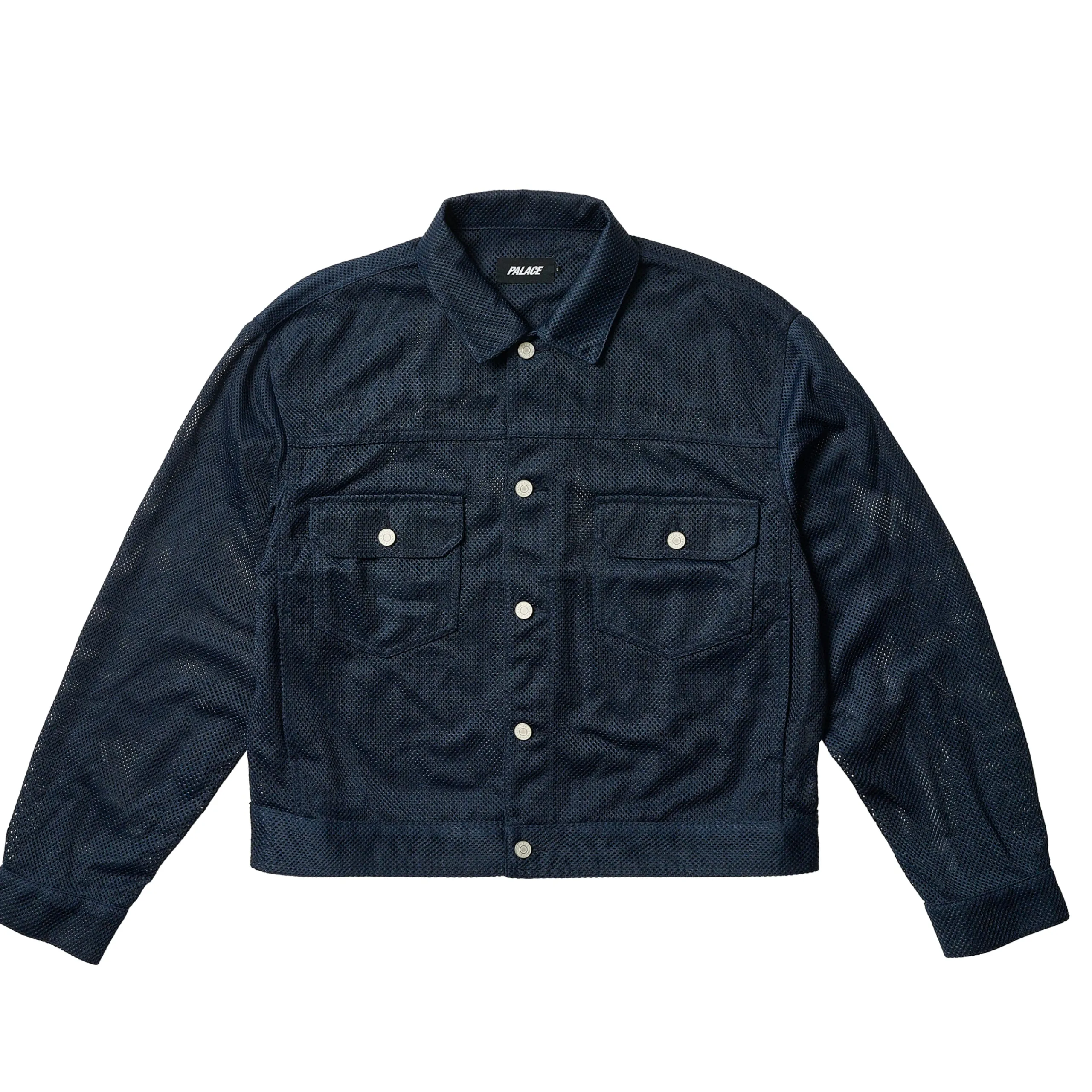 Outlet MESH TRUCKER JACKET NAVY Jackets