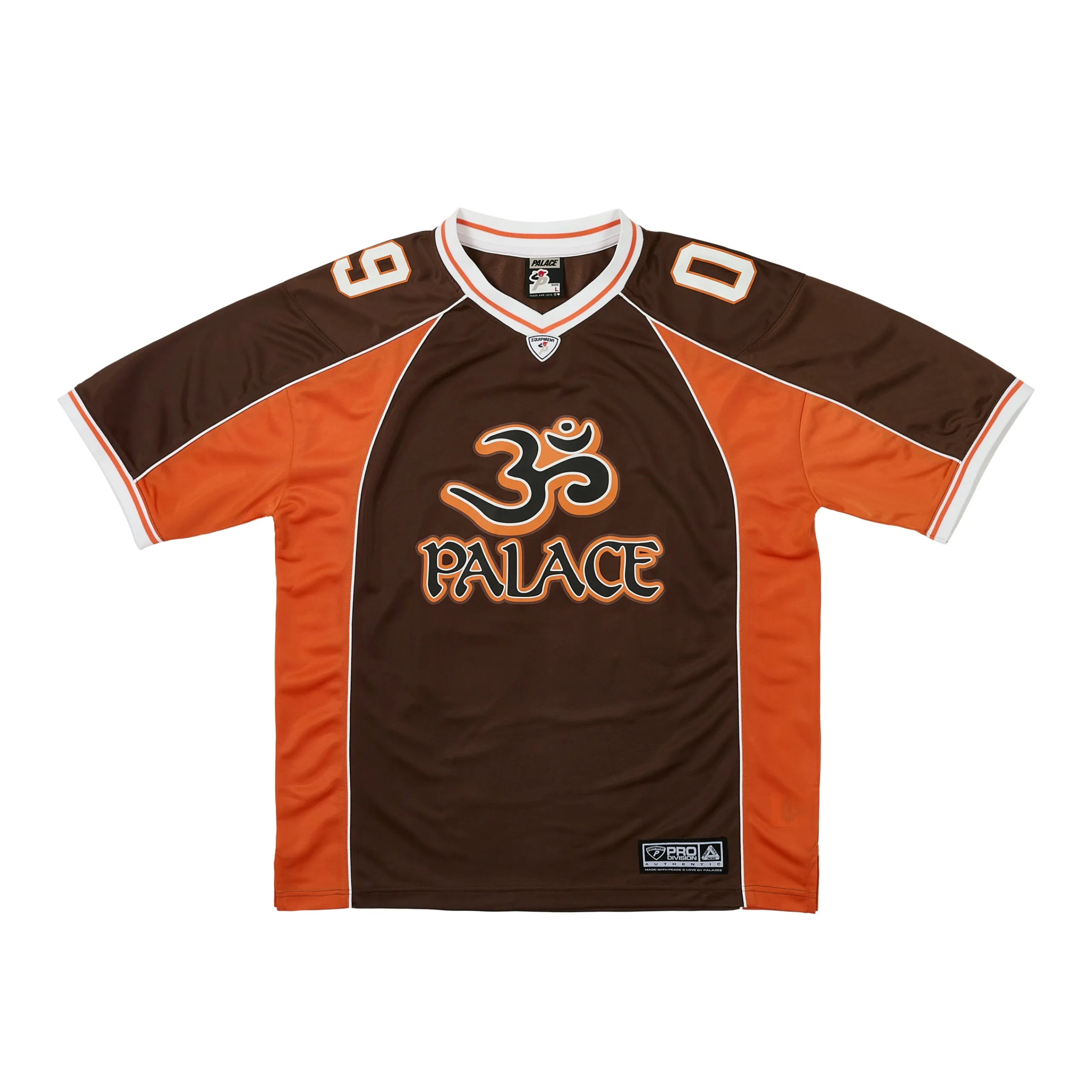 Hot OM MESH JERSEY BROWN Tops|Tracksuits