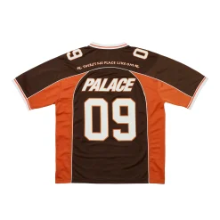 Hot OM MESH JERSEY BROWN Tops|Tracksuits