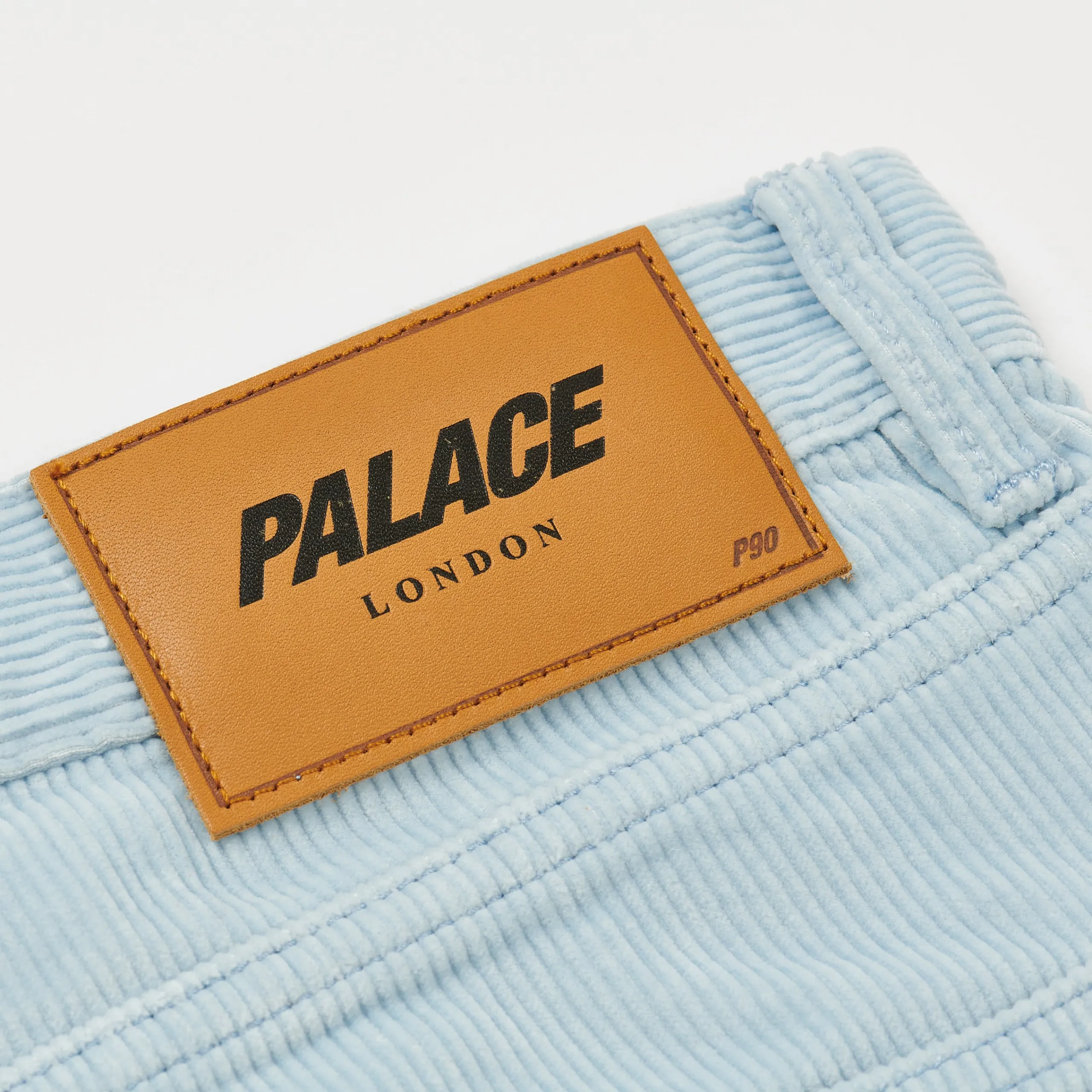 Best P90 BAGGY CORD TROUSER FAINT BLUE Bottoms