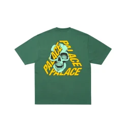 New P3 SKULL T-SHIRT RACEY GREEN T-Shirts