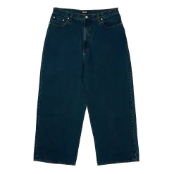 New P100 SUPER BAGGY JEAN INDIGO WASH Bottoms