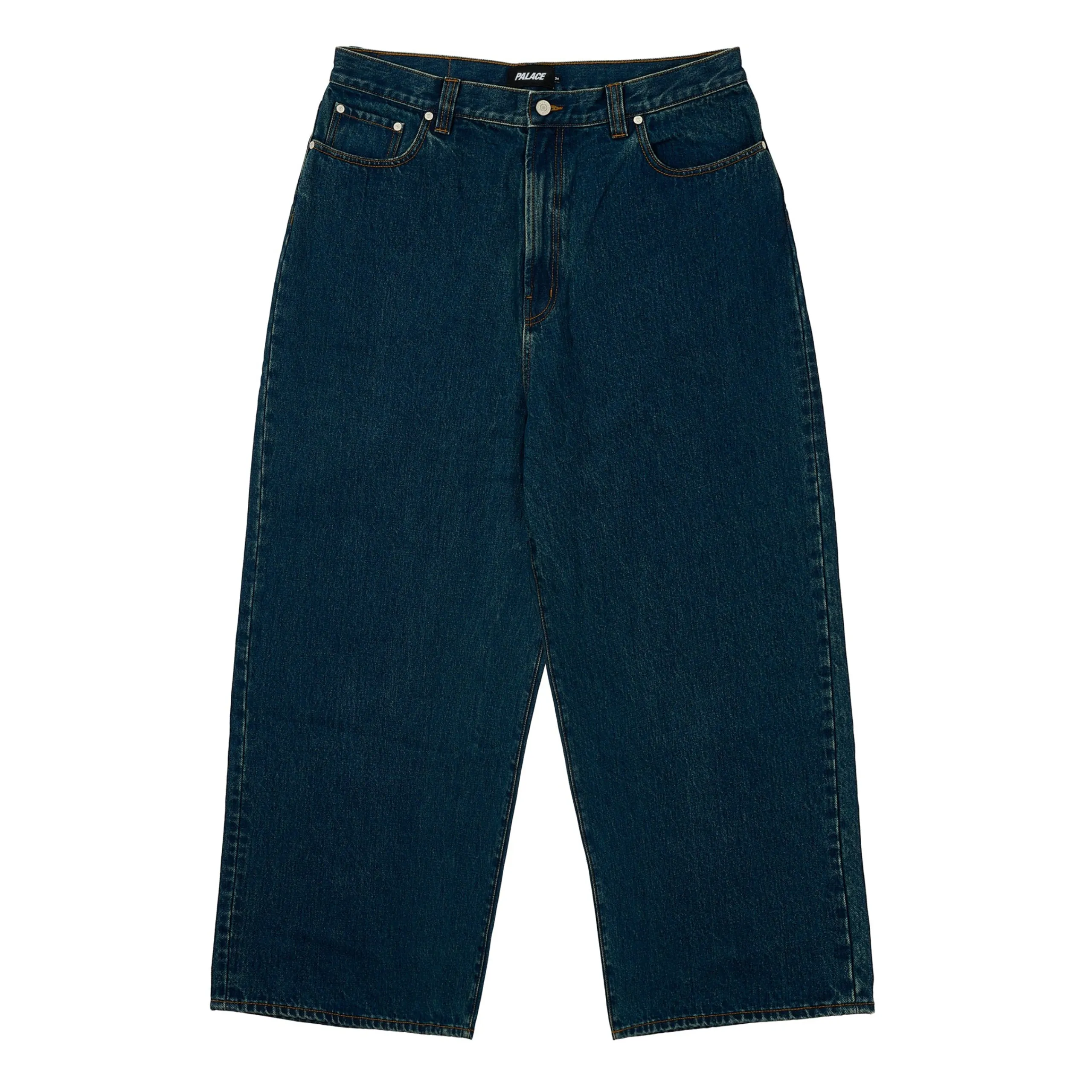 New P100 SUPER BAGGY JEAN INDIGO WASH Bottoms