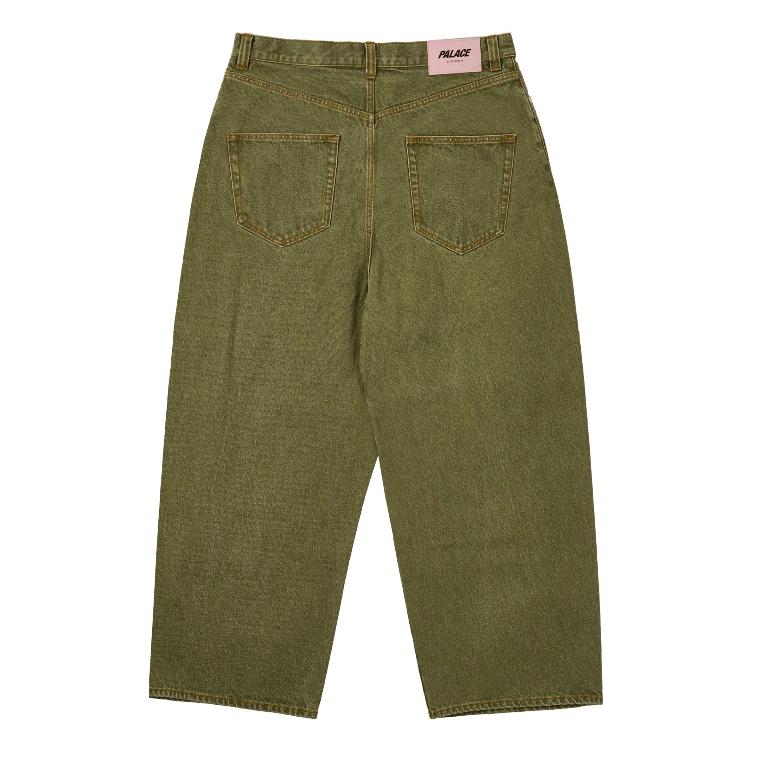Sale P100 SUPER BAGGY JEAN THE DEEP GREEN Bottoms