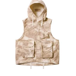 Fashion PALACE HOODED VEST RIPSTOP PRINTED Jackets