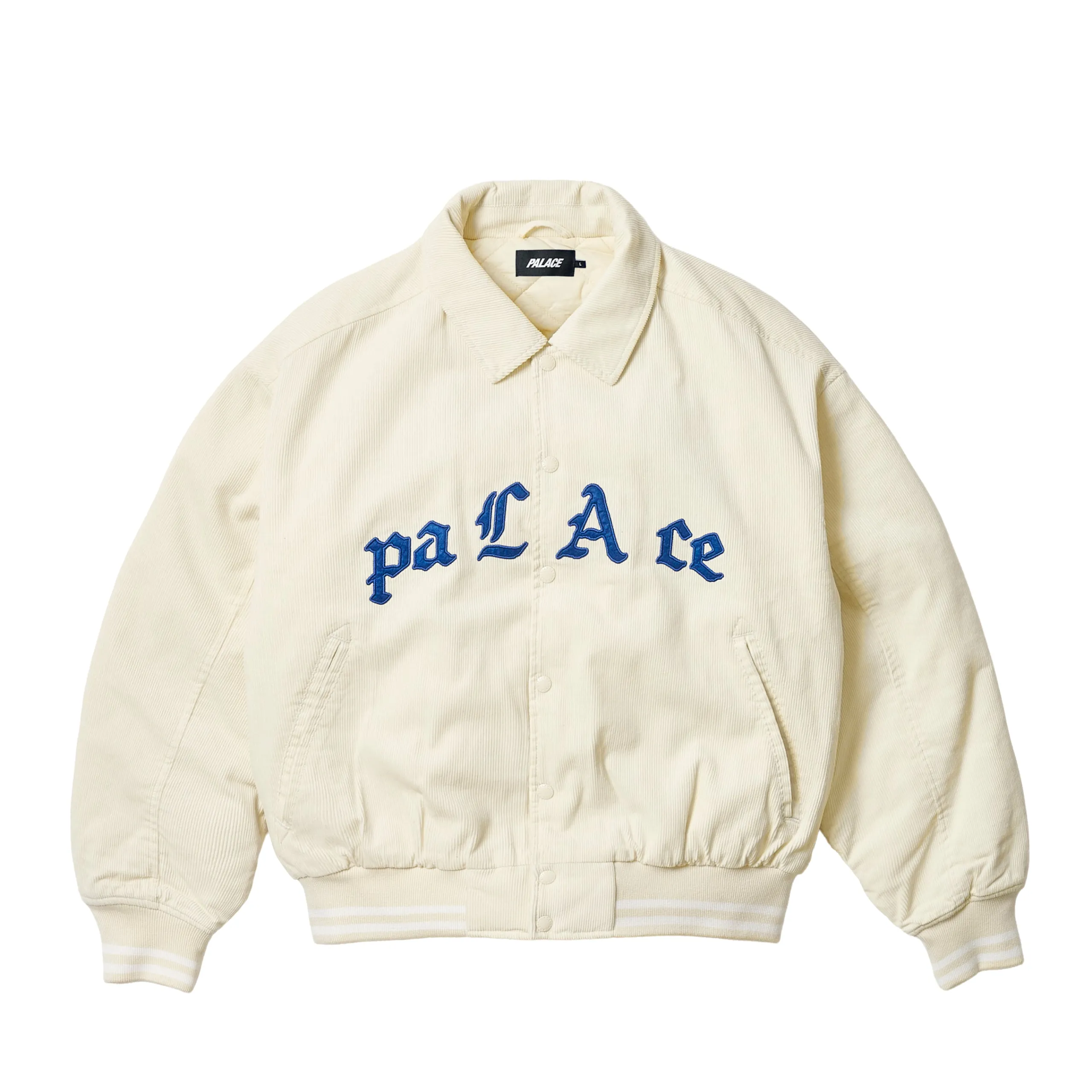 Clearance PALACE LOVE VARSITY JACKET SOFT WHITE Jackets