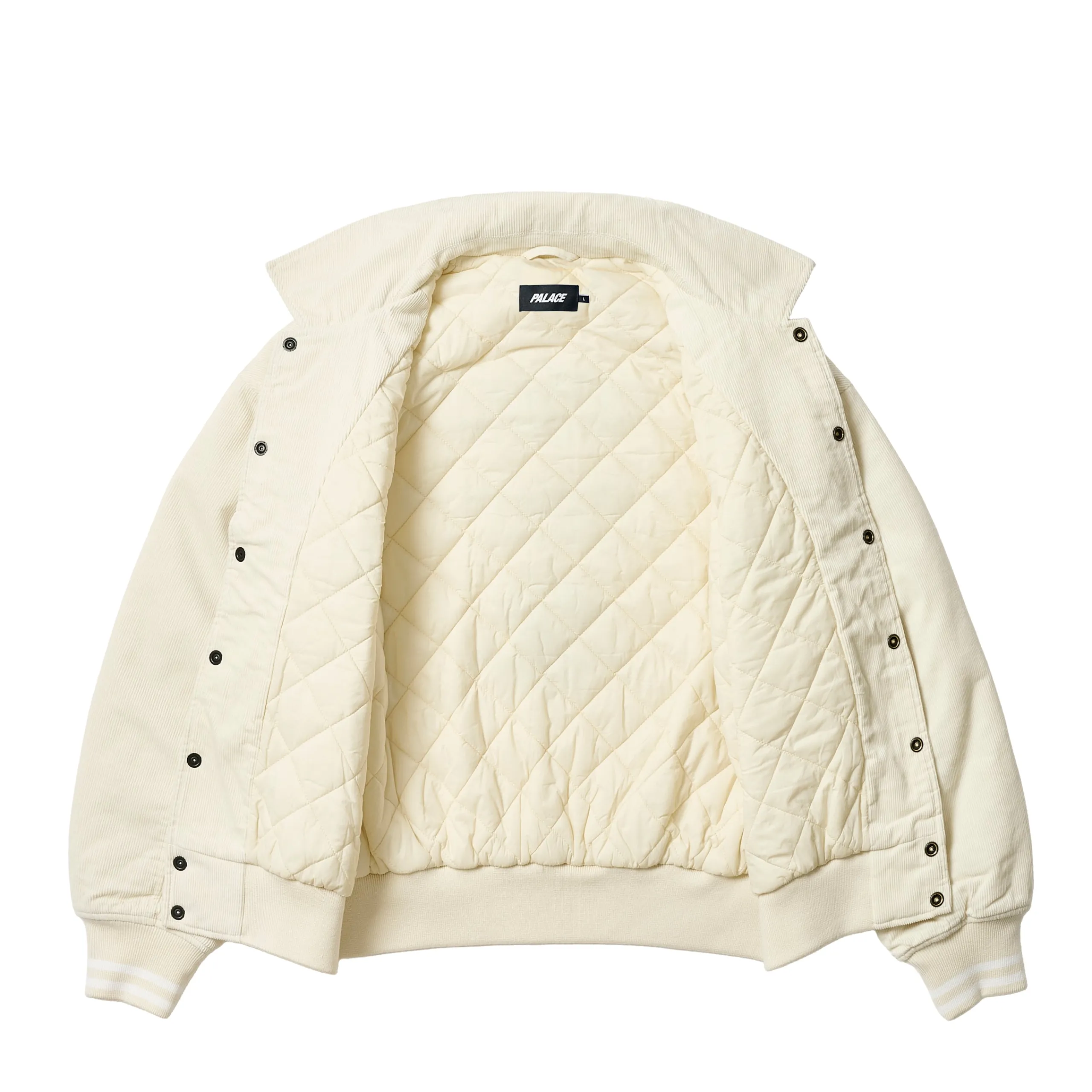 Clearance PALACE LOVE VARSITY JACKET SOFT WHITE Jackets