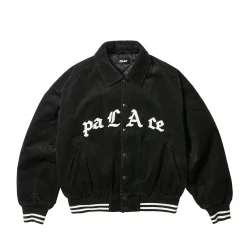 Discount PALACE LOVE VARSITY JACKET BLACK Jackets