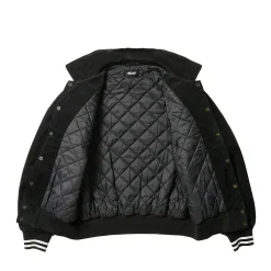 Discount PALACE LOVE VARSITY JACKET BLACK Jackets
