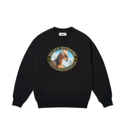 Fashion PALACE OUTDOORS CREW BLACK Sweatshirts