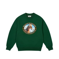 Fashion PALACE OUTDOORS CREW RACEY GREEN Sweatshirts