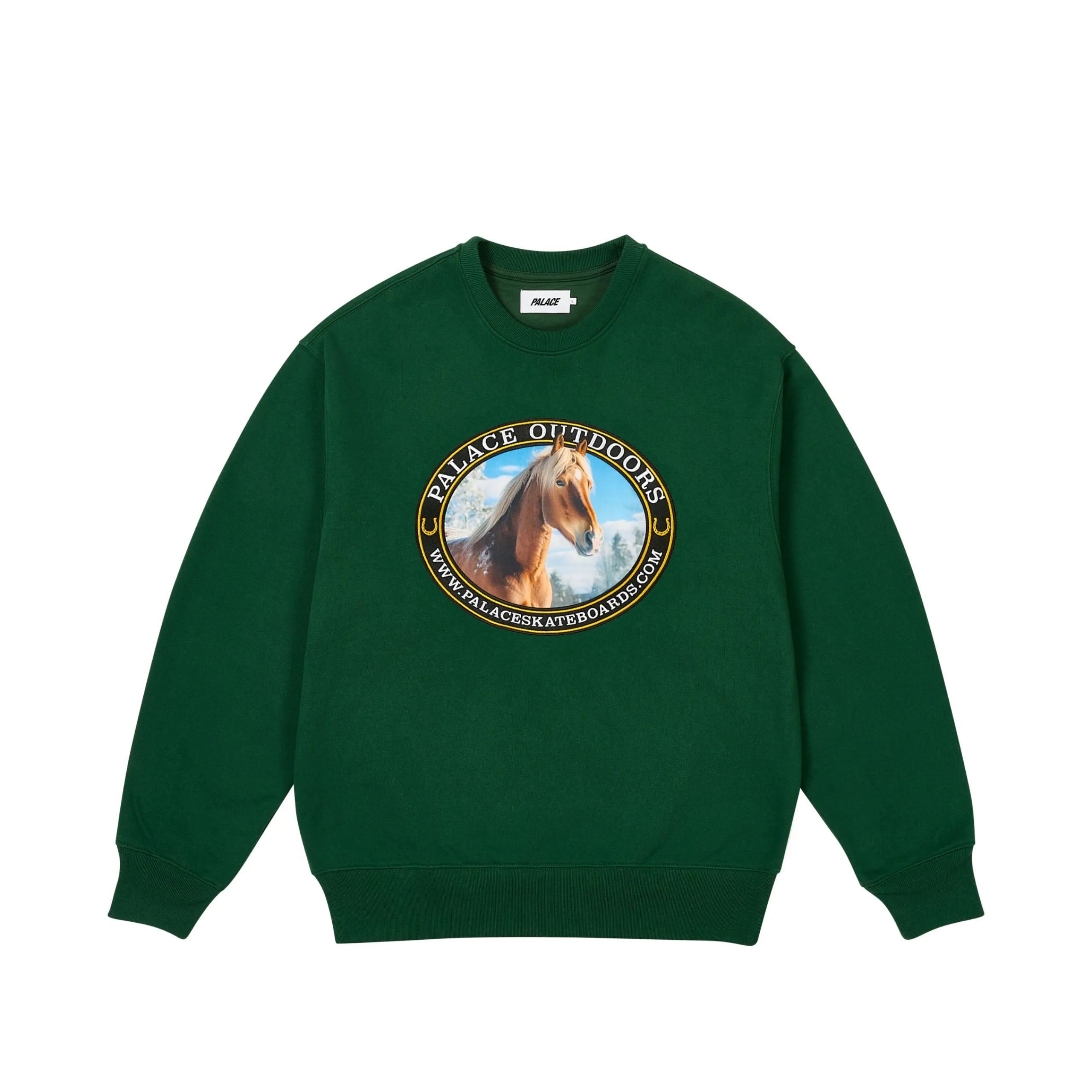 Fashion PALACE OUTDOORS CREW RACEY GREEN Sweatshirts