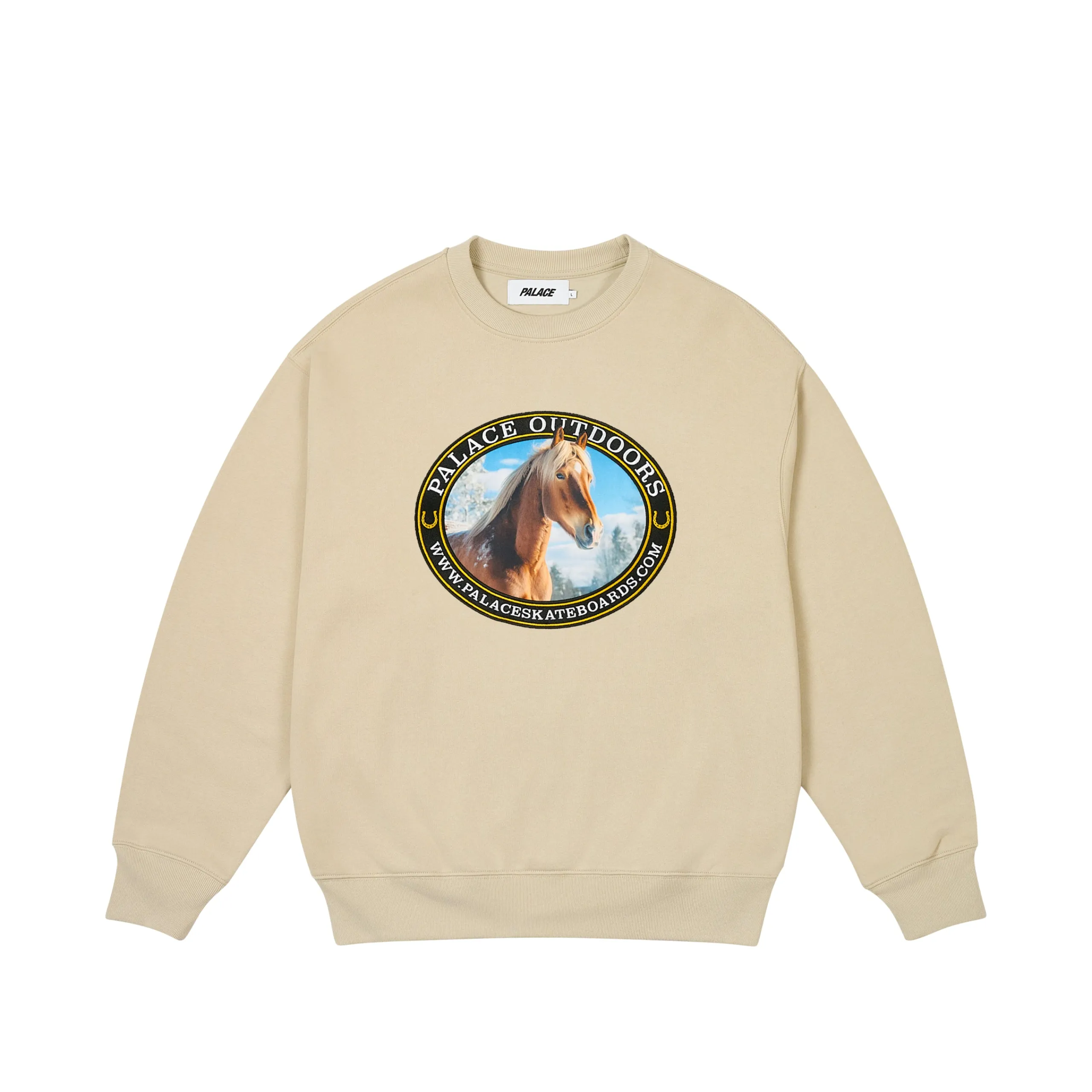 Online PALACE OUTDOORS CREW STONEY GREY Sweatshirts