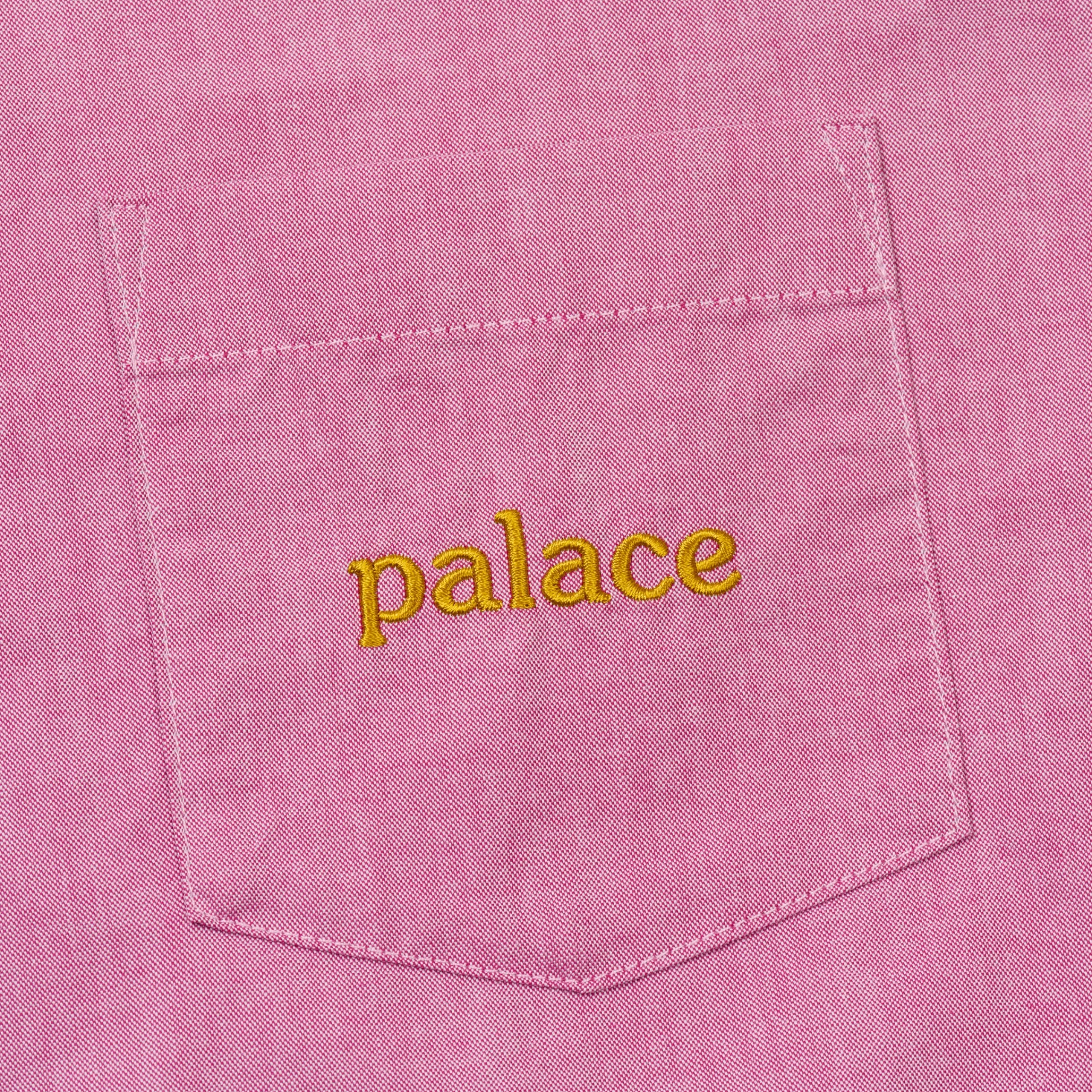 Fashion PALACE OXFORD SHIRT BURGUNDY Shirting