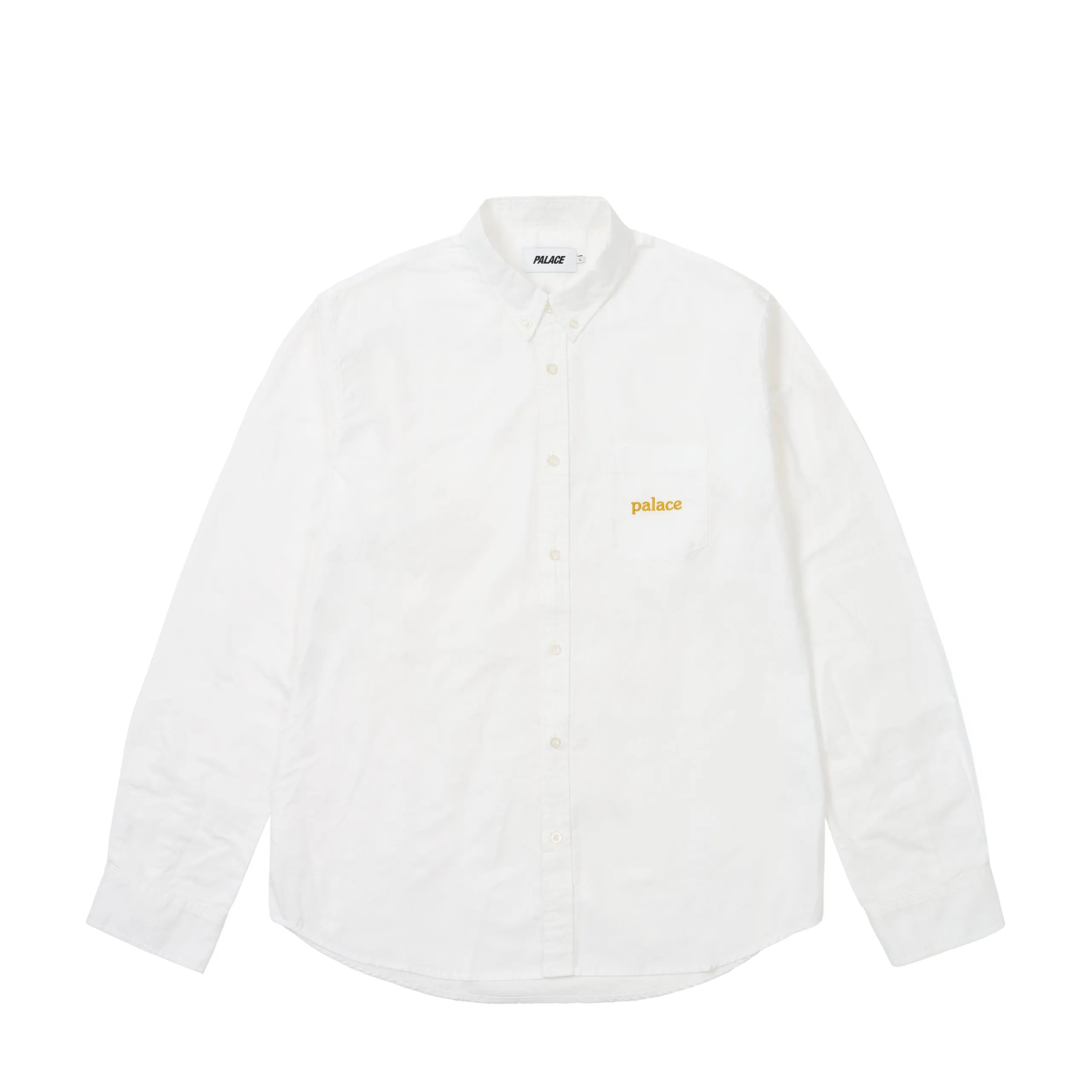 Discount PALACE OXFORD SHIRT SOFT WHITE Shirting