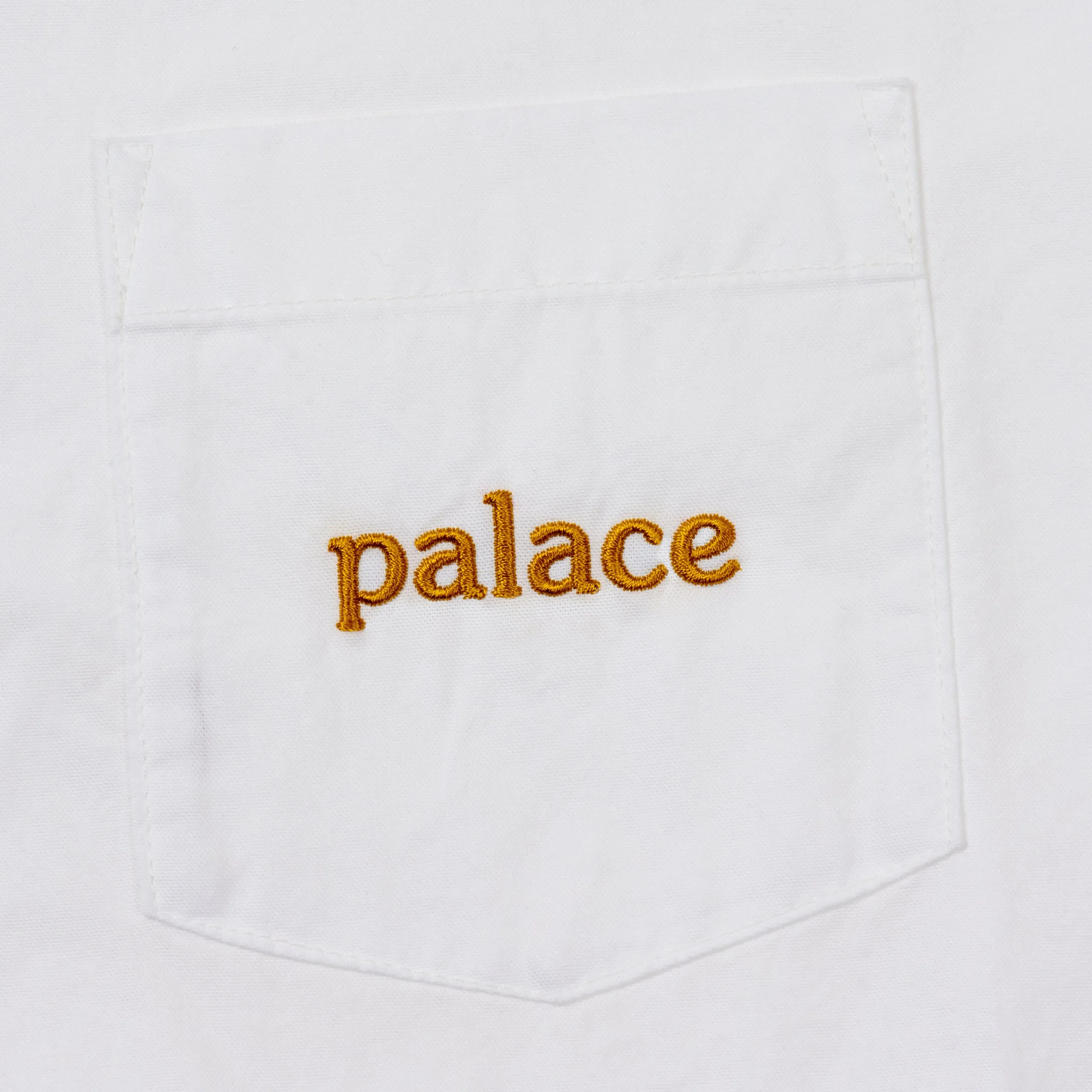 Discount PALACE OXFORD SHIRT SOFT WHITE Shirting