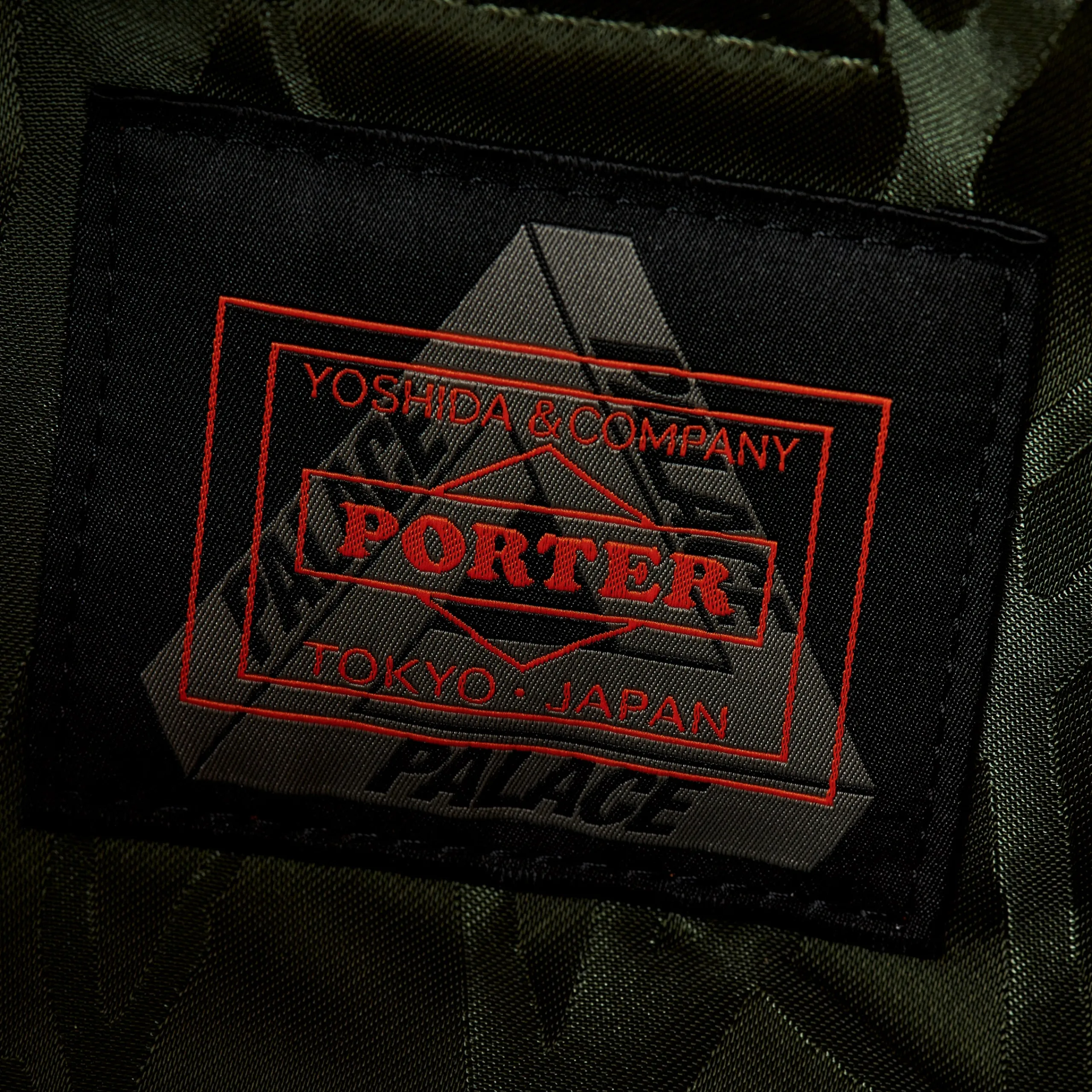 Outlet PALACE PORTER WAIST BAG OLIVE / JACQUARD Bags