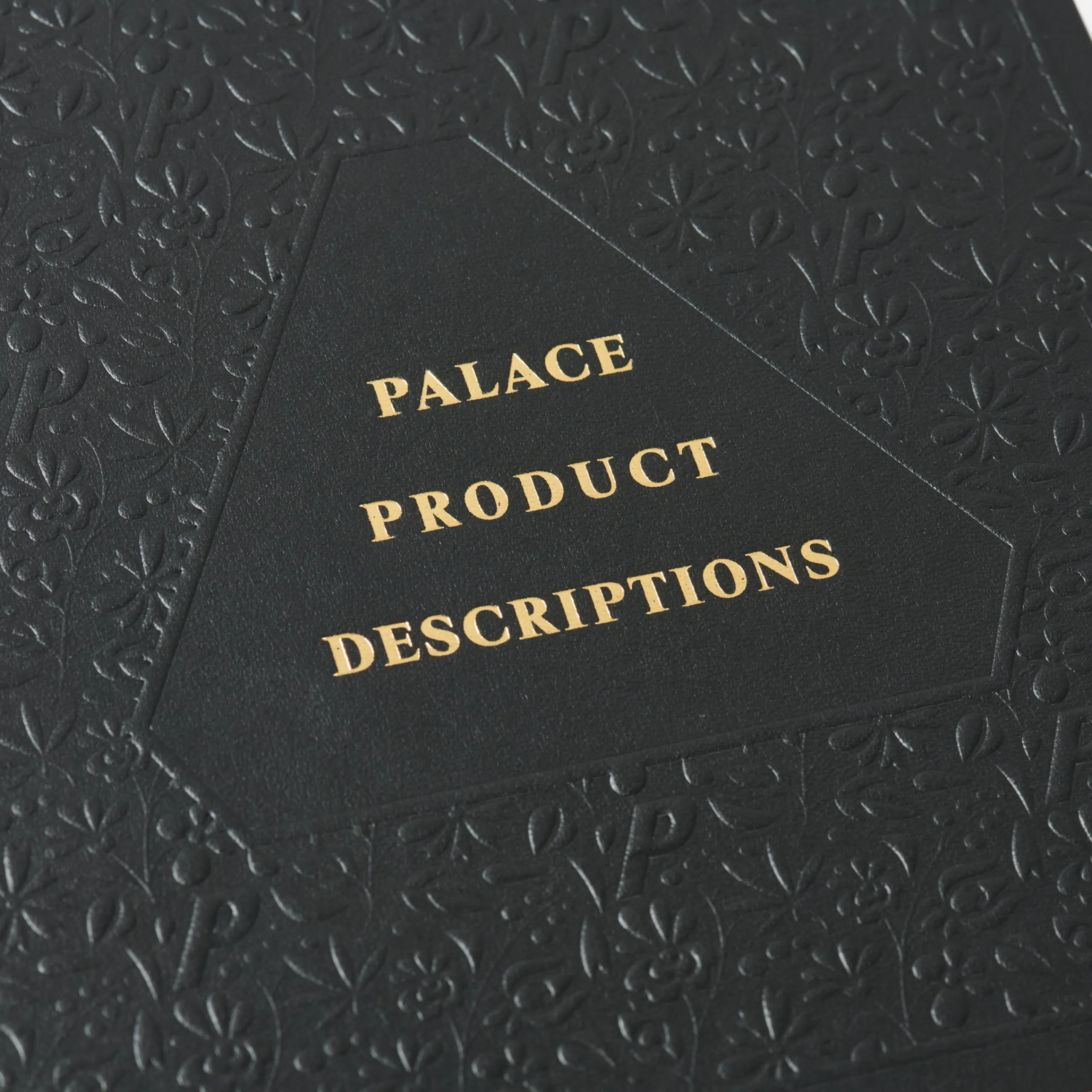 New PALACE PRODUCT DESCRIPTIONS: THE SELECTED ARCHIVE BOOK BLACK Accessories