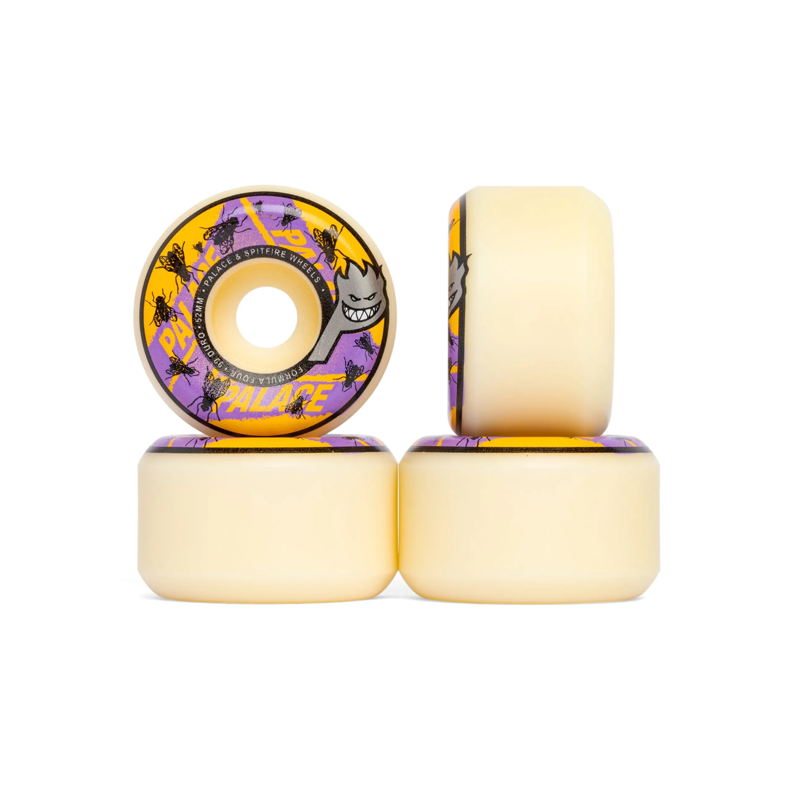Sale PALACE FORMULA FOUR CONICAL FULL FLY WHEELS 52MM Hardware