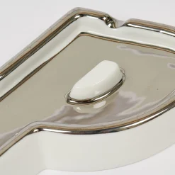 Sale P-ASHTRAY WHITE / SILVER Accessories