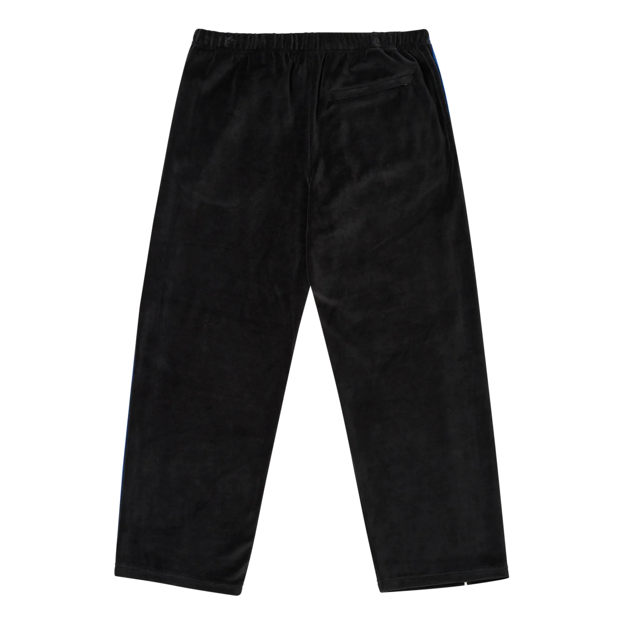 Online PIPED VELOUR JOGGER BLACK Bottoms|Tracksuits