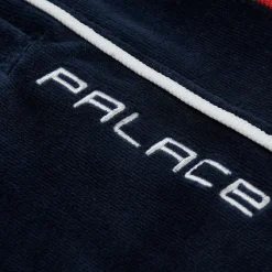 New PIPED VELOUR JOGGER NAVY Bottoms|Tracksuits