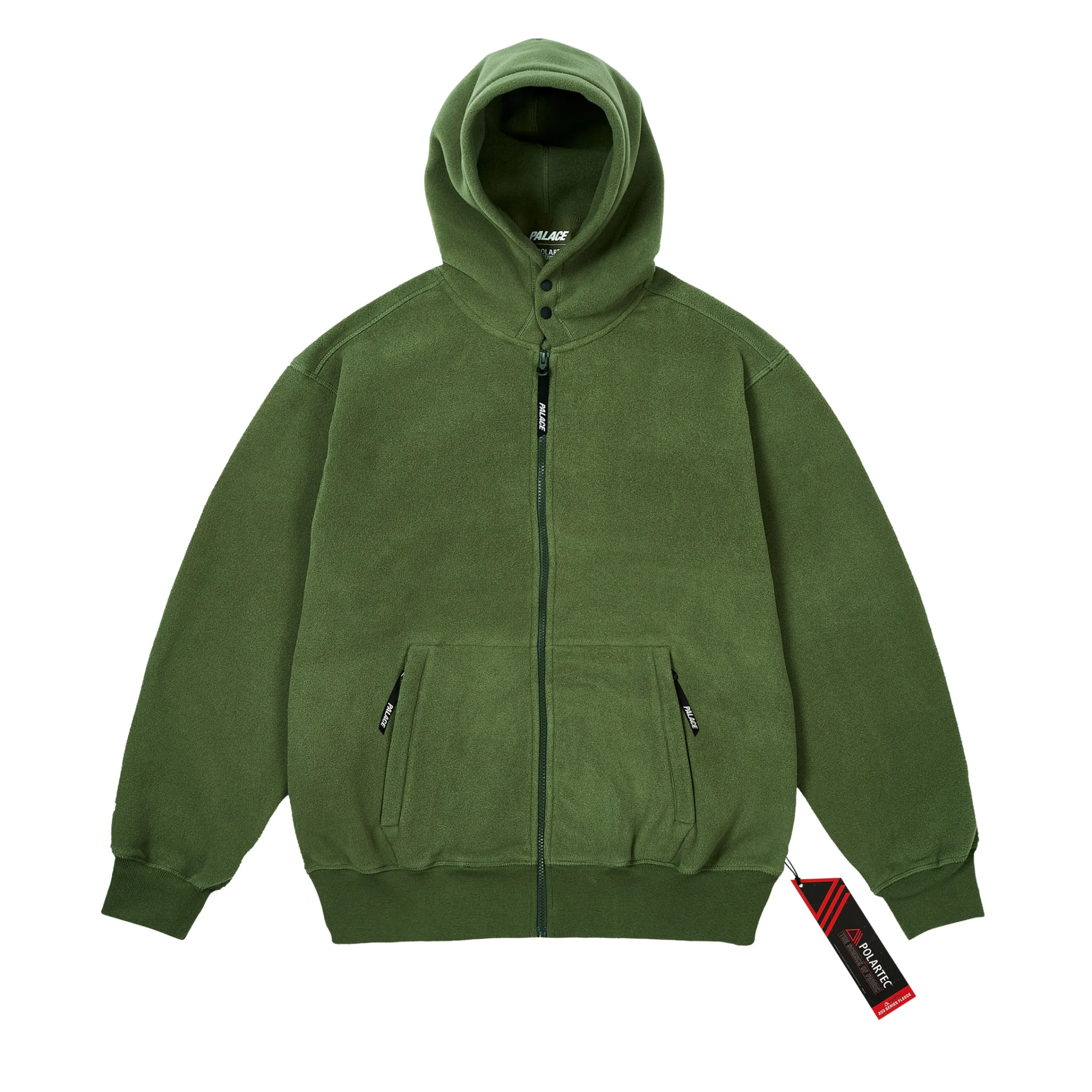 Best POLARTEC LAZER ZIP HOOD THE DEEP GREEN Hoods