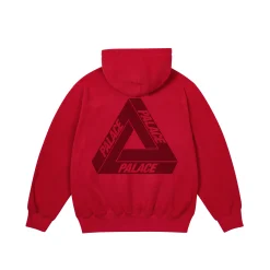 New POLARTEC LAZER ZIP HOOD TOMATO RED Hoods