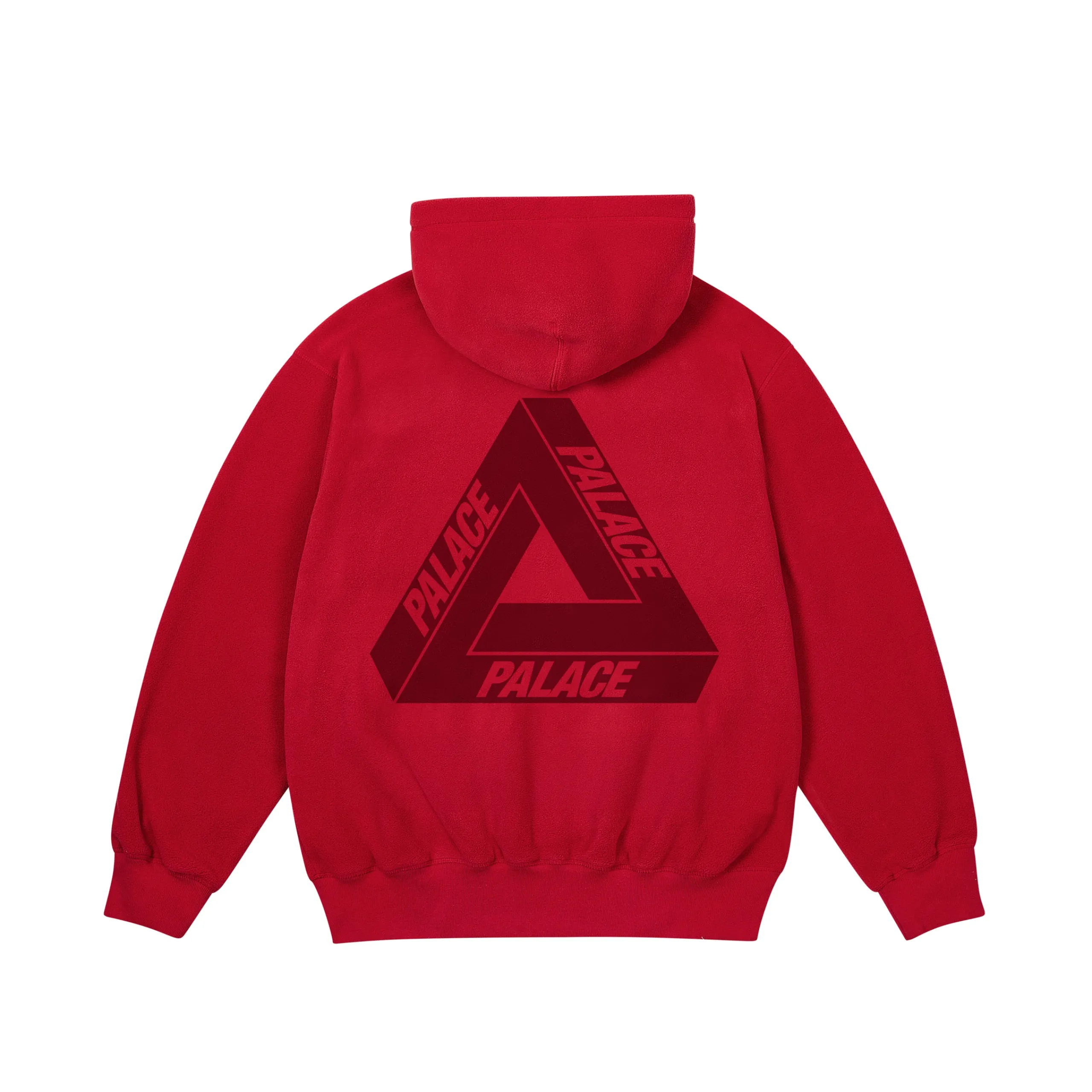 New POLARTEC LAZER ZIP HOOD TOMATO RED Hoods