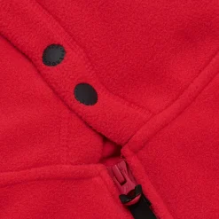 New POLARTEC LAZER ZIP HOOD TOMATO RED Hoods