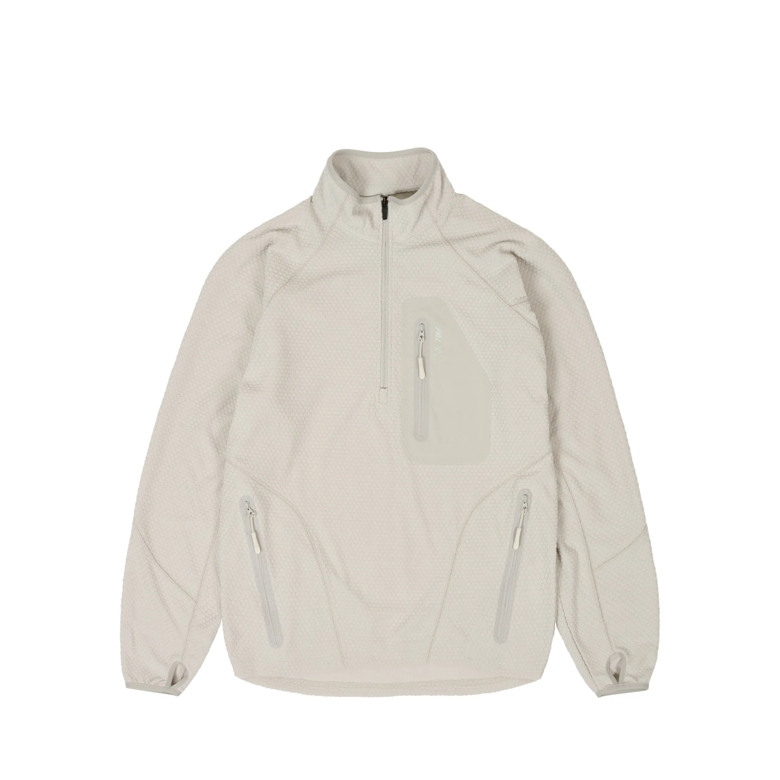 Clearance RUN IT 1/2 ZIP THERMAL TRACK JACKET CONCRETE GREY Jackets