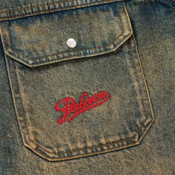 Outlet SCRIPTY DENIM SHIRT SAND WASH INDIGO Shirting