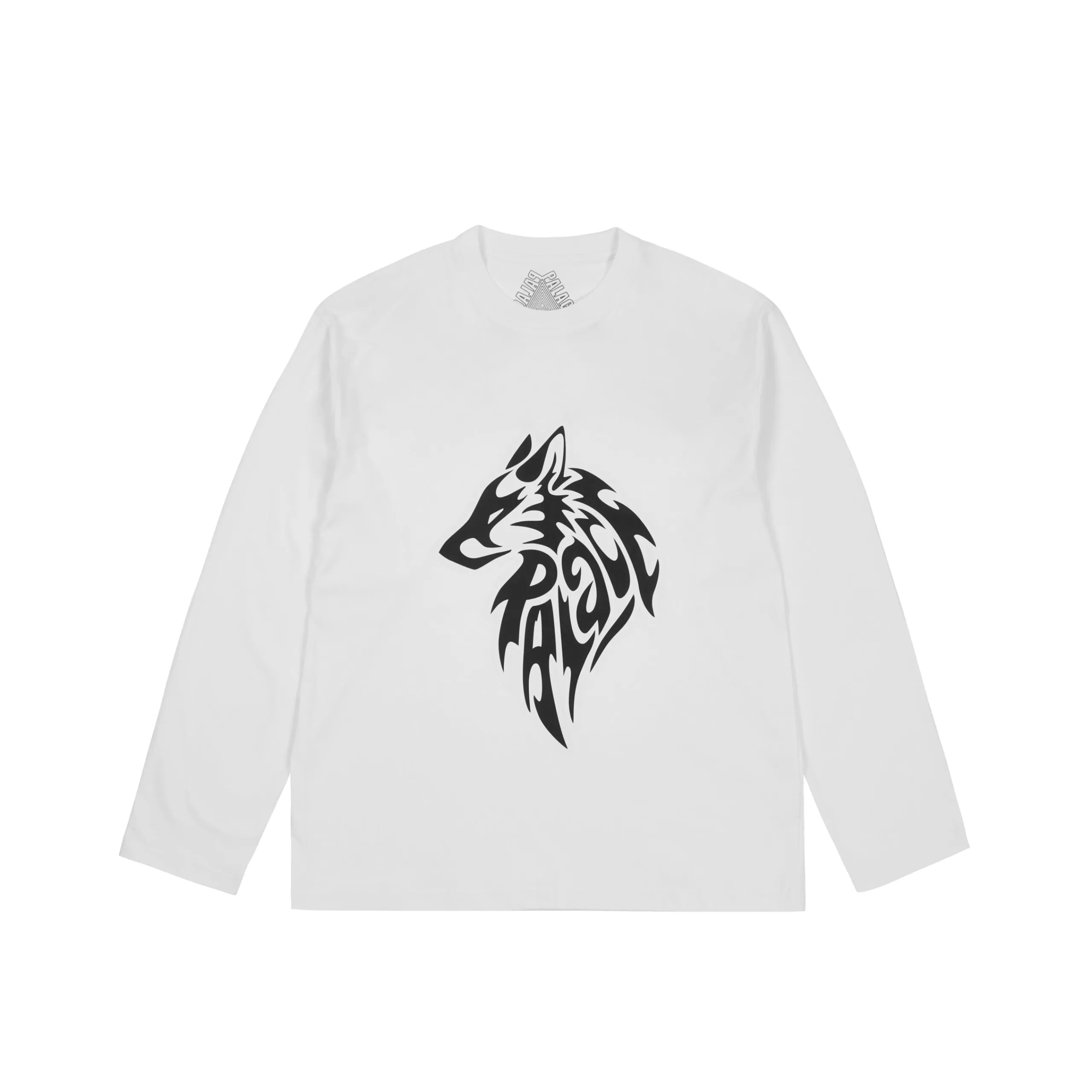 Fashion SKETCHY LONE WOLF LONGSLEEVE WHITE T-Shirts