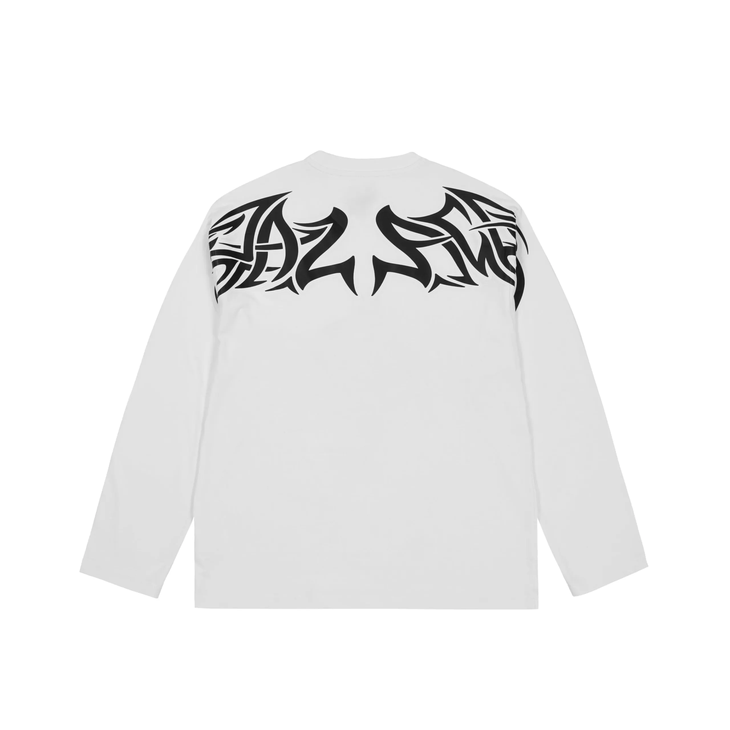 Fashion SKETCHY LONE WOLF LONGSLEEVE WHITE T-Shirts