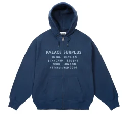 Best STAMP WAFFLE ZIP HOOD NAVY Hoods