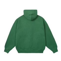 Sale STAMP WAFFLE ZIP HOOD RACEY GREEN Hoods