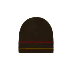 Online STRIPE NEIN CUFF BEANIE BROWN Hats