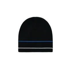 New STRIPE NEIN CUFF BEANIE BLACK Hats