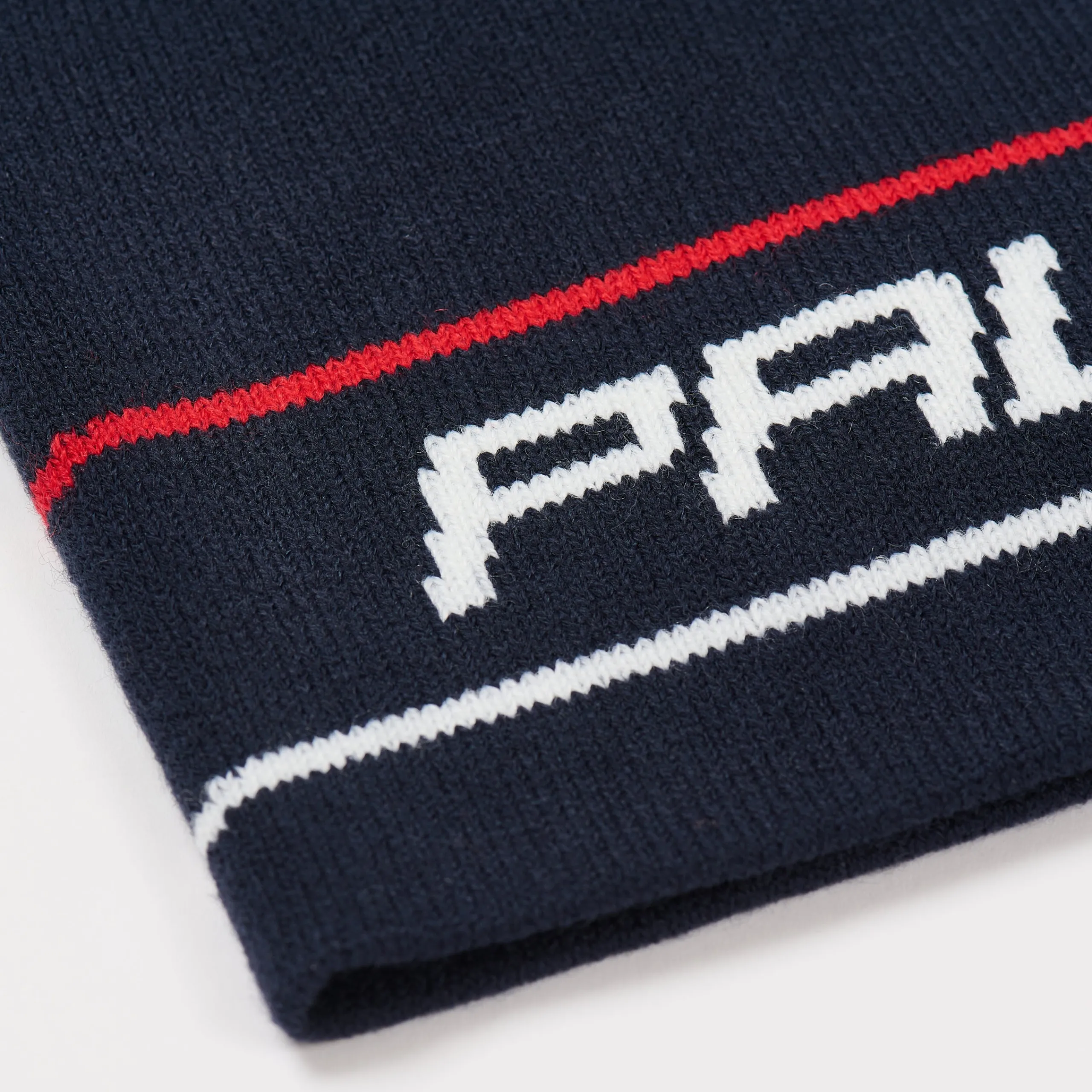 New STRIPE NEIN CUFF BEANIE NAVY Hats