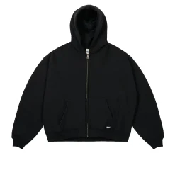 Discount UNISEX ZIP HOOD BLACK Tracksuits|Hoods