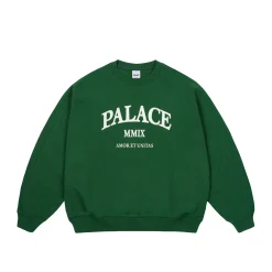 Sale UNITAS OVERSIZED CREW RACEY GREEN Sweatshirts