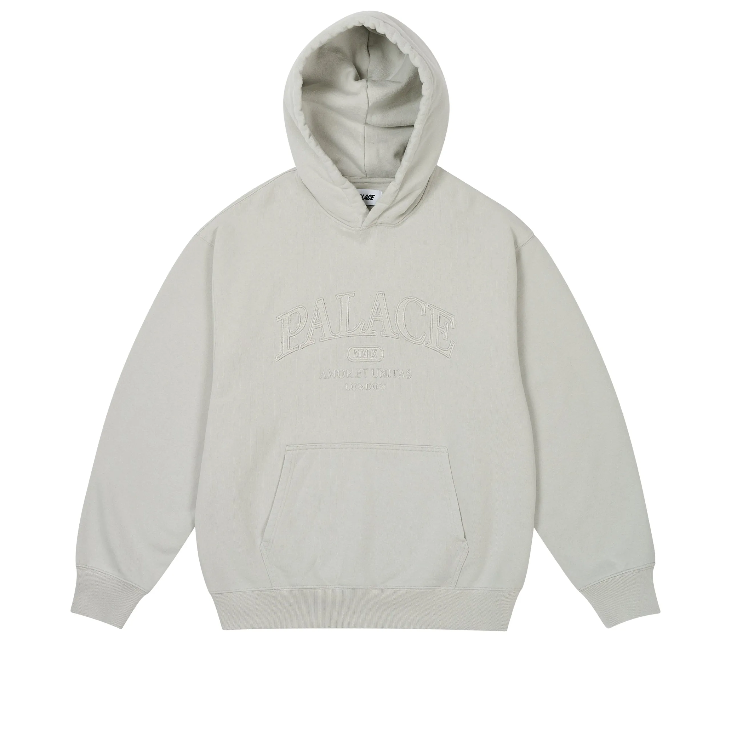 Discount UNITAS PIGMENT WASH HOOD CONCRETE GREY Tracksuits|Hoods