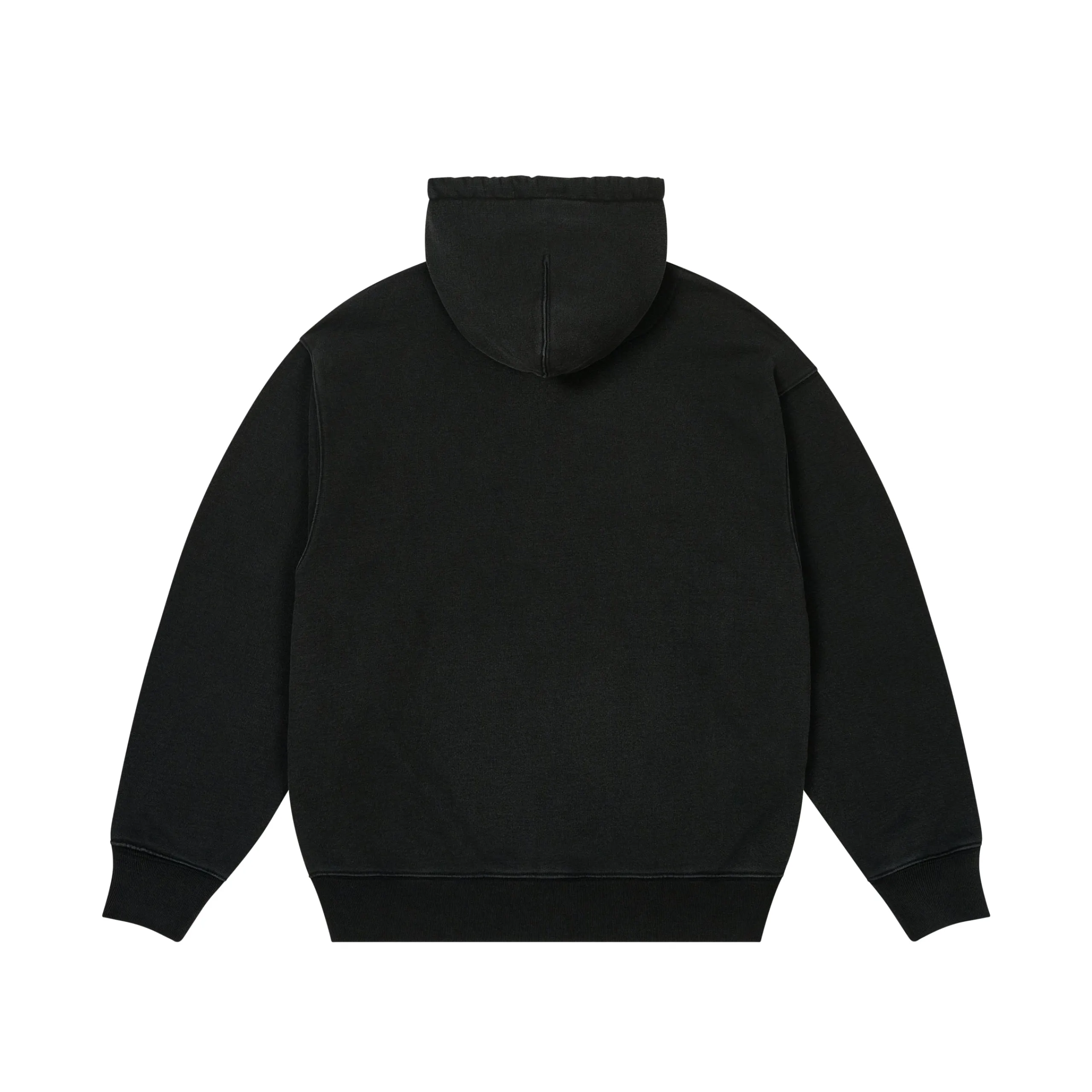 New UNITAS PIGMENT WASH HOOD BLACK Tracksuits|Hoods